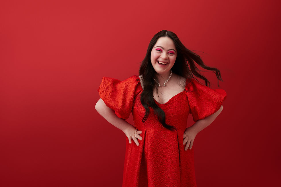Smiling Woman Posing