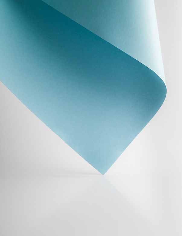 Folded Blue Paper