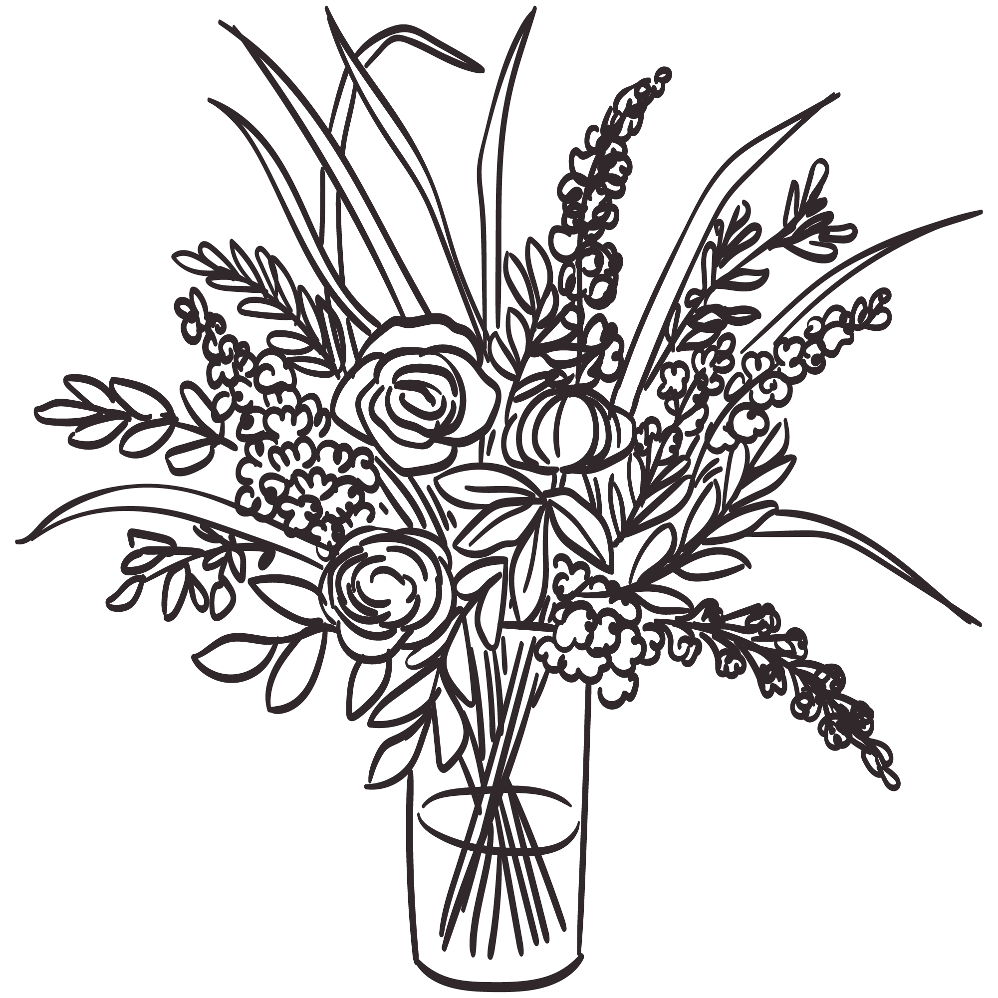 Mason Jar Bouquet