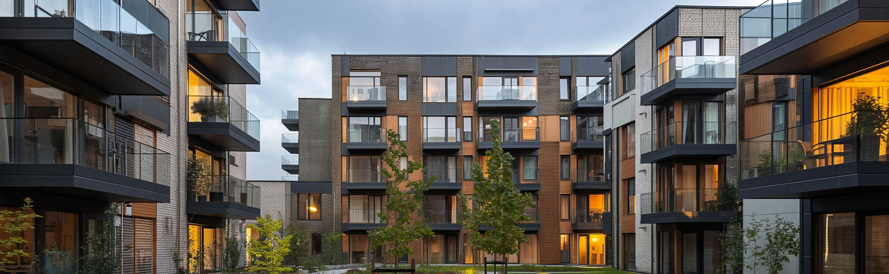 Modern Apartment Buildings