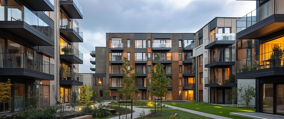 Moderne Apartmentgebäude