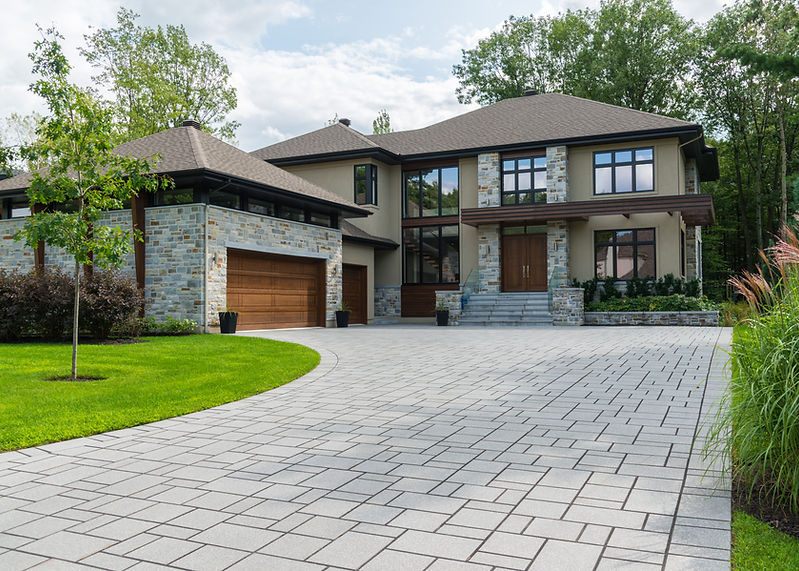 Modern Stone House