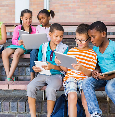 Children Using Tablets