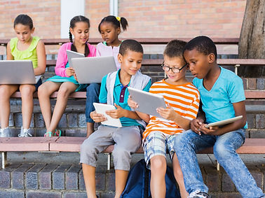 Kids Using Tablets