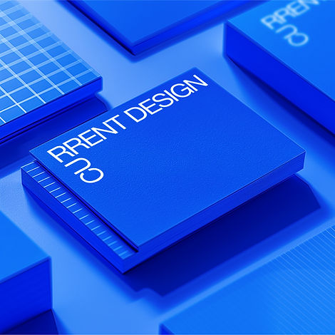 Blue Design Notebook