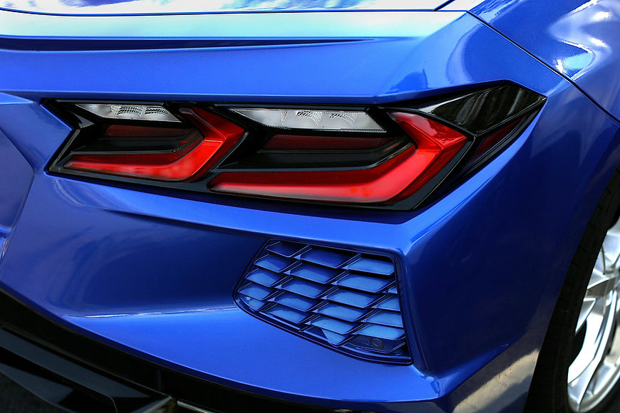 Blue Car Tail Light