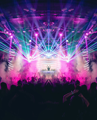 Lichter beim Konzert