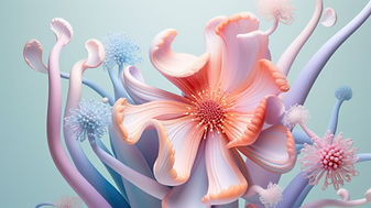 Pastel Gradient Plant