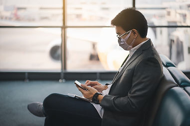 Man Using Smartphone