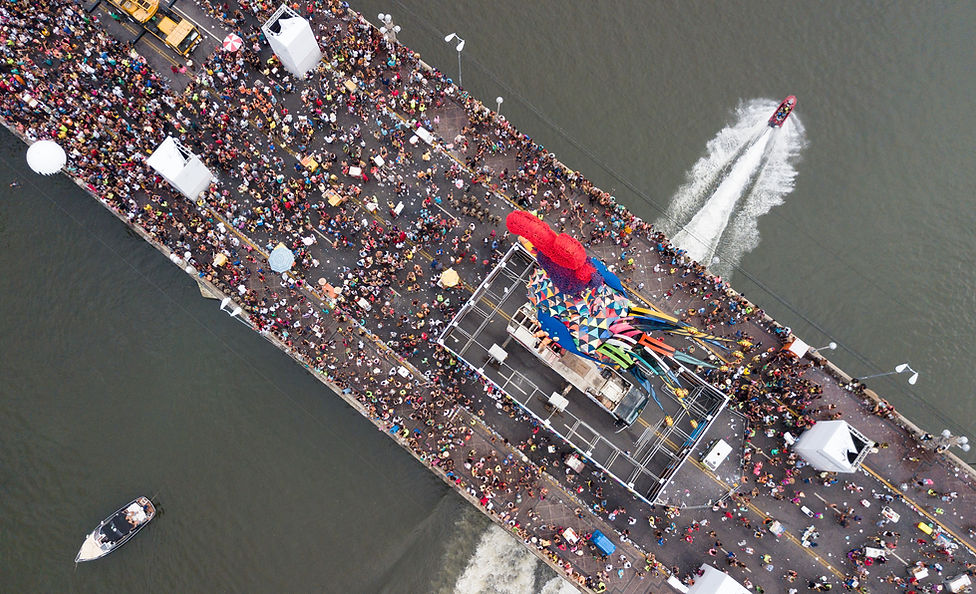 Bloco de carnaval de cima