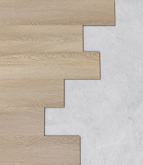 Wooden and Concrete Floor