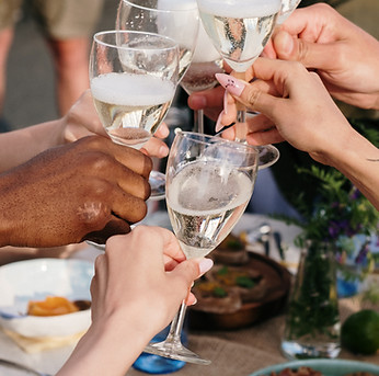 Celebratory Toasting Hands