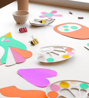 Art Supplies Table