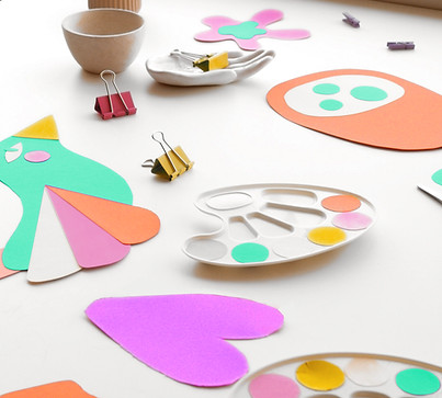 Art Supplies Table