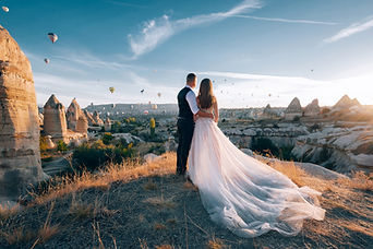Bride and Groom in Cappadocia