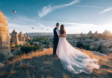 Novios en Capadocia