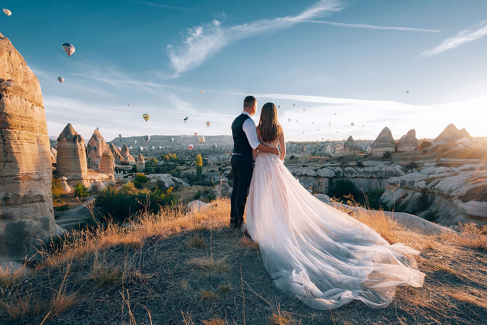 Bride and Groom in Cappadocia