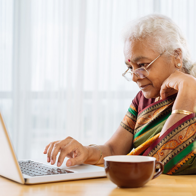 Laptop benutzen