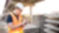 Person In Safety Gear On Construction Site