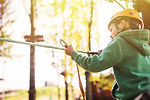 Rope Course in Summer Camp