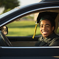 Graduate in Car