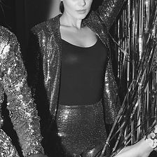 Moda em preto e branco