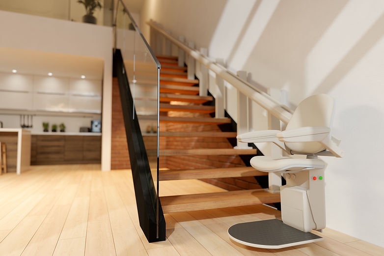 Modern Stairlift Installation