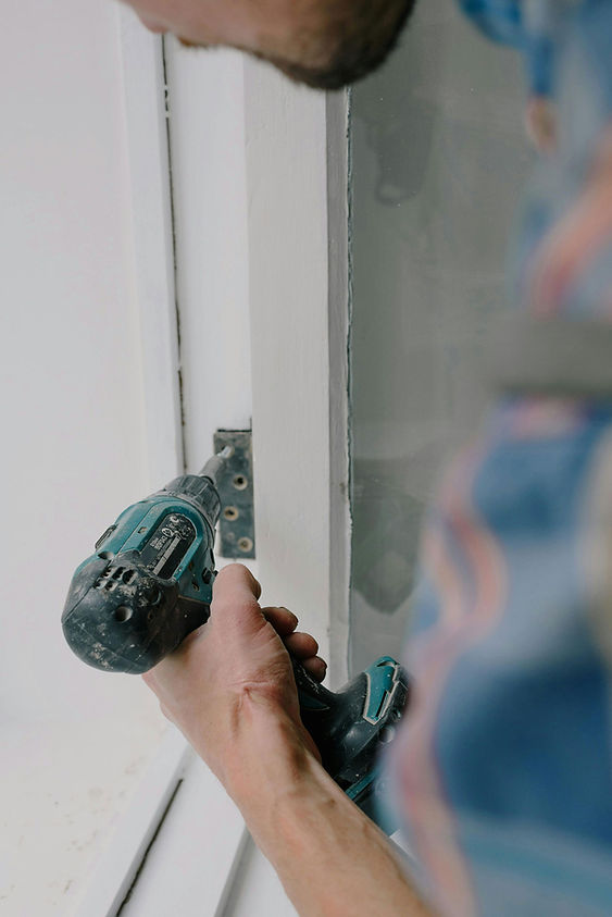 Using Power Drill