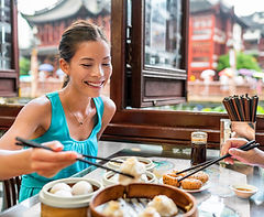 Eating Dim Sum
