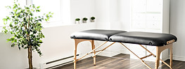 Massage Table Setup