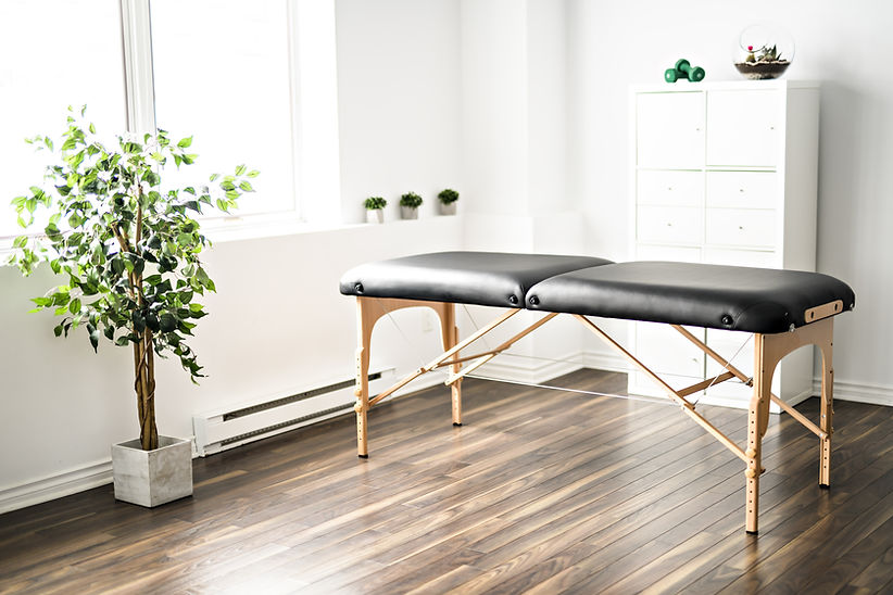 Massage Table Setup
