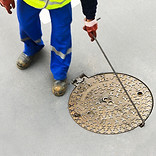 Opening Sewerage Hatch