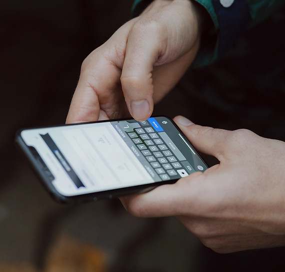 Saisie sur smartphone