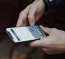 Typing On Smartphone