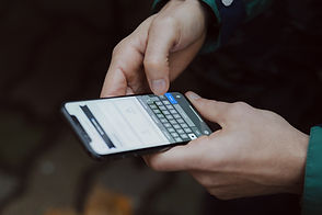 Typing On Smartphone