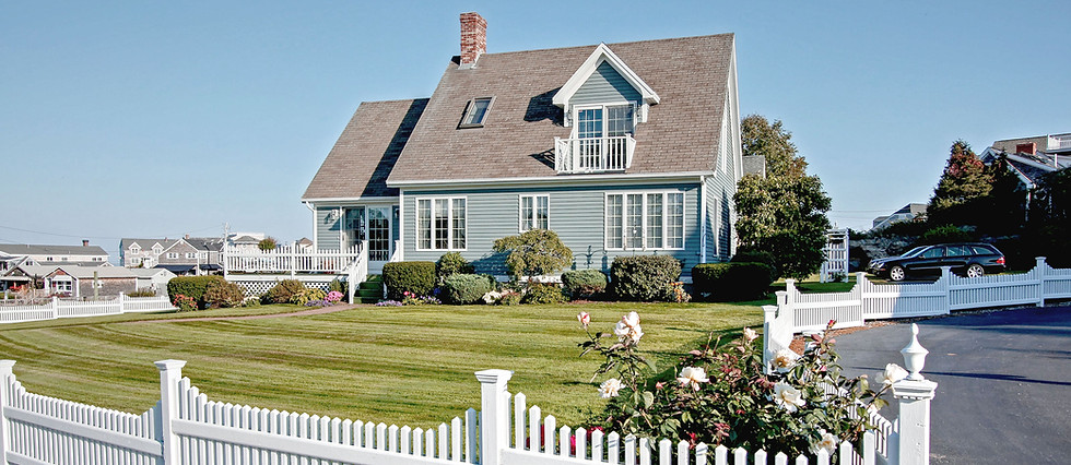 Blue House Exterior