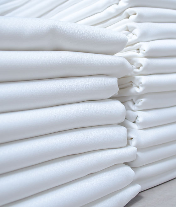 Folded White Sheets
