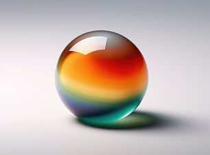 Colorful Glass Sphere