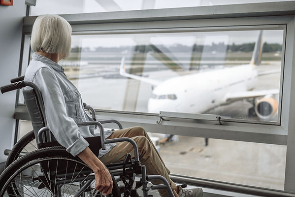 Warten auf den Flug
