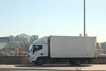 White Truck Parked Nearside