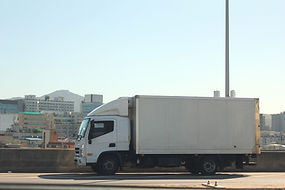 White Truck Parked Nearside