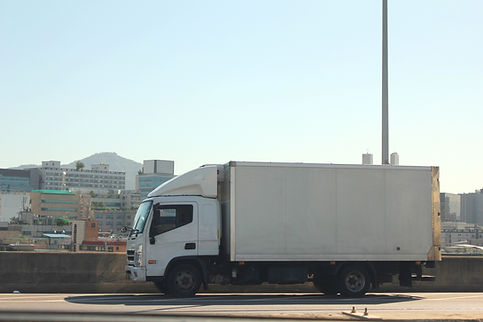 White Truck Parked Nearside