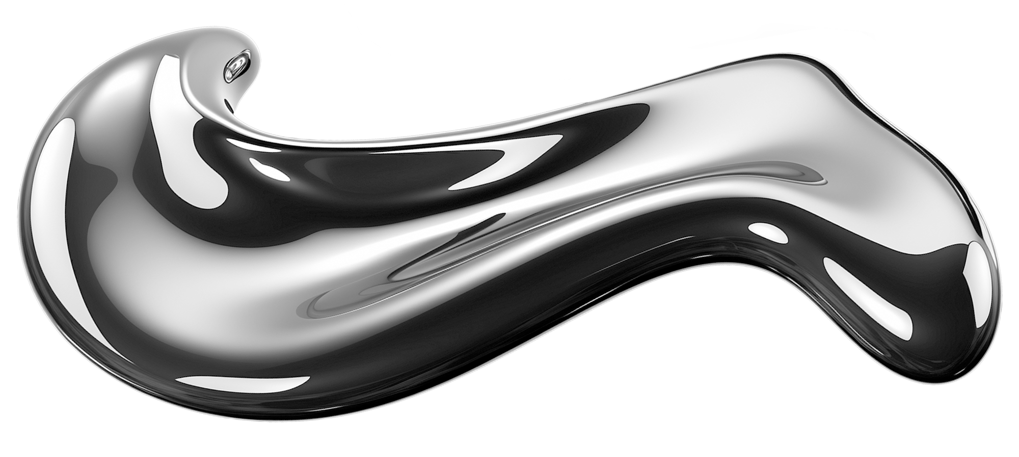 Abstract Metallic Shape