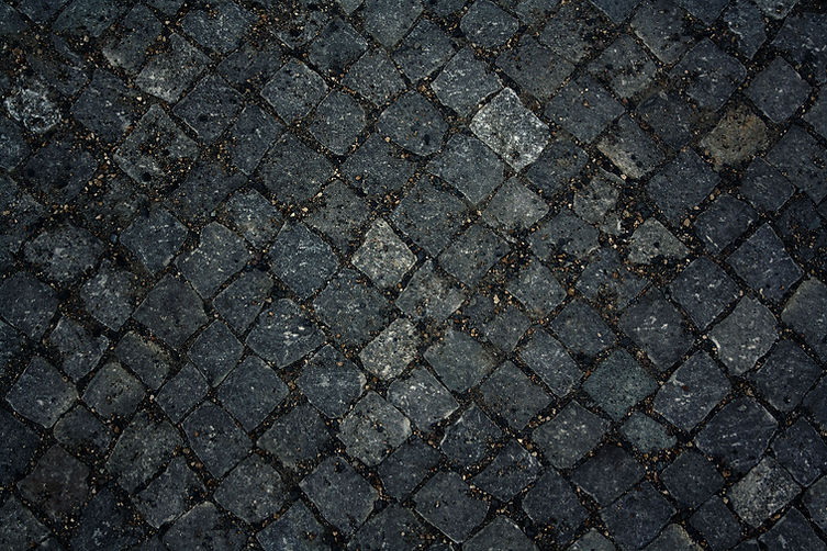 Patrón de calles empedradas