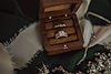 Anillos de boda en caja