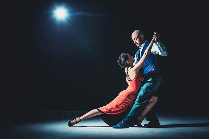 Pose de danza dramática