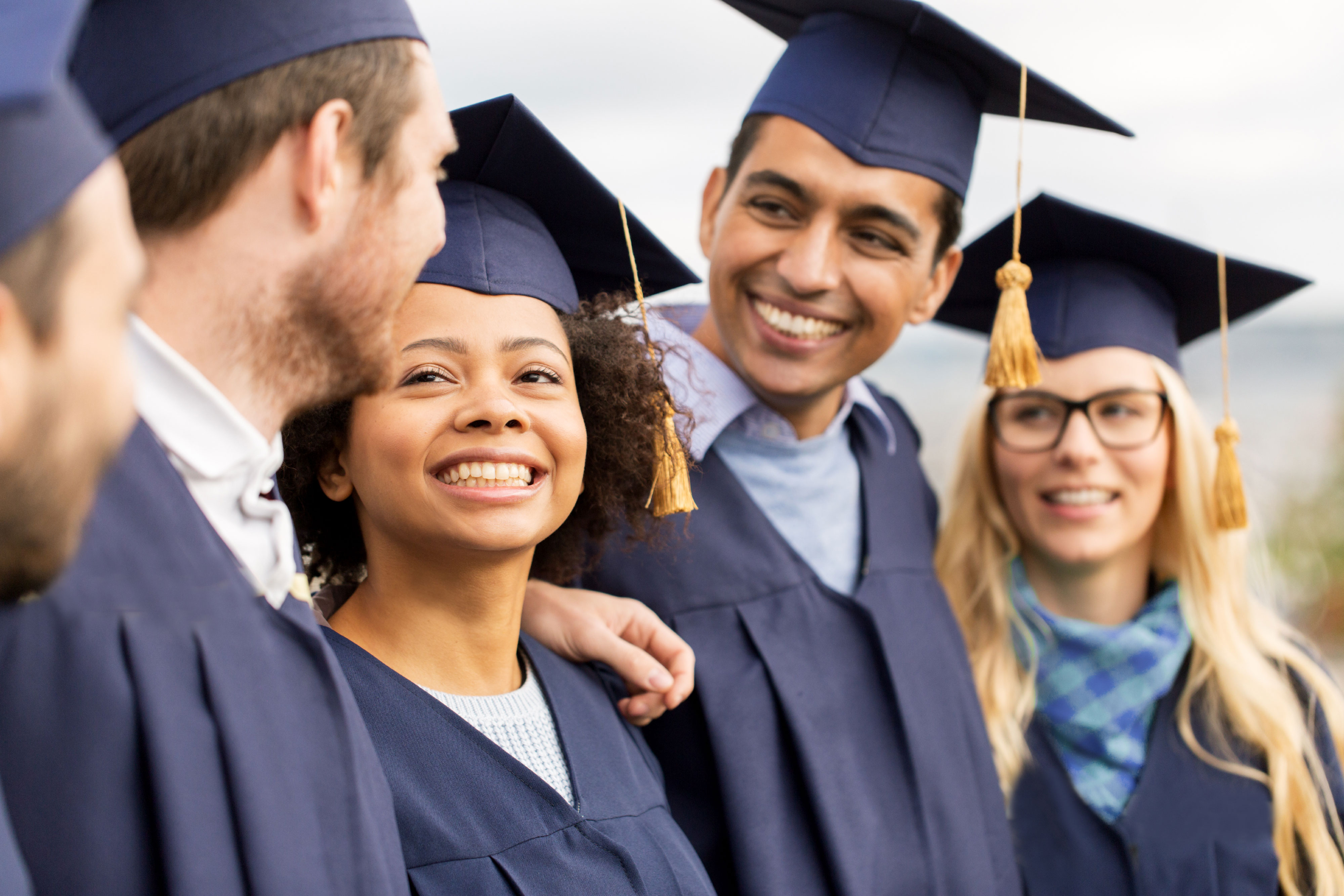 Graduates in Caps