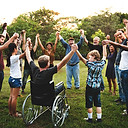 Circle of people