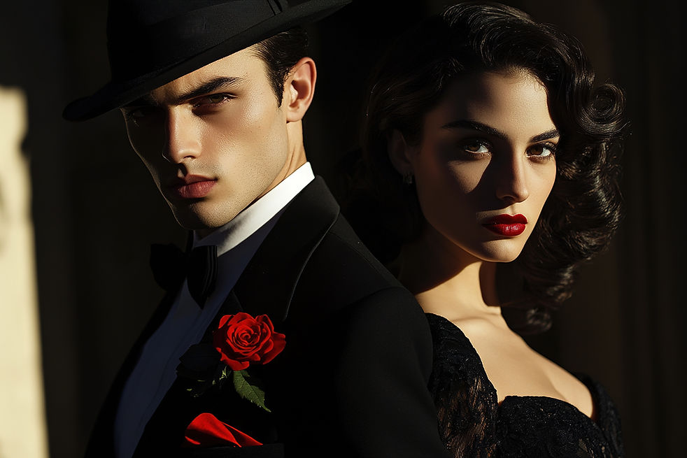 Elegant Couple in Formalwear