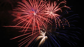 Colorful Fireworks Display